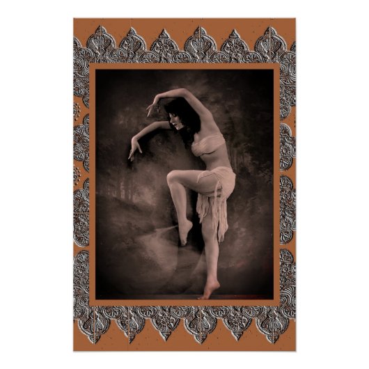 Poster met danseres Kyra Perfect Poster (Voorkant)