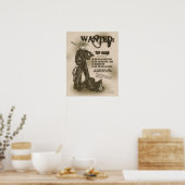 Poster met de beste hand van Cowgirl (Keuken)