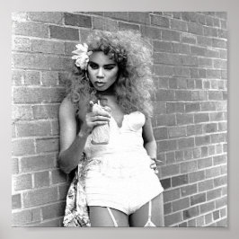 Poster met de koningin NYC Gay Pride Day 1989