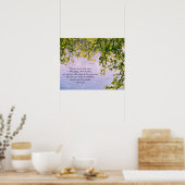 Poster met de scriptie Peaceful Waters (Keuken)
