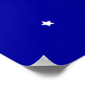 poster met een kleine ster (Hoek)