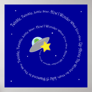poster met een kleine ster