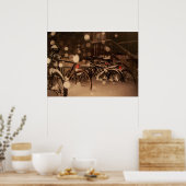 Poster met een mooi afbeelding voor de winter (Keuken)