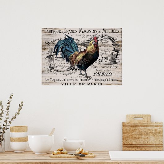  poster met een oeverbeugel (Keuken)