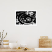 Poster met galaxiale pinball (Keuken)