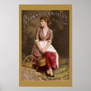 Poster met ijzerbitters