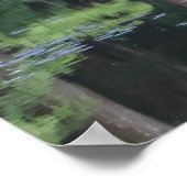 poster met kale Cypress-bomen (Hoek)