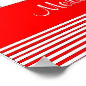 Poster met kerst met lulolipops (Hoek)