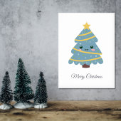 Poster met kerstbomen