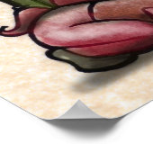 Poster met kerstkleppen (Hoek)
