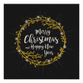 Poster met kerstwensen perfect poster (Voorkant)