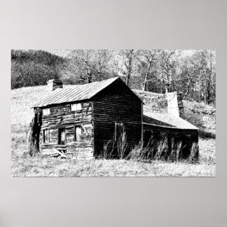 Poster met kettingcabine