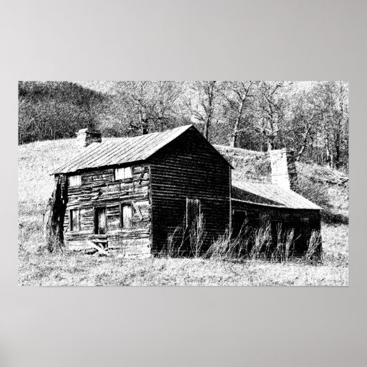 Poster met kettingcabine (Voorkant)