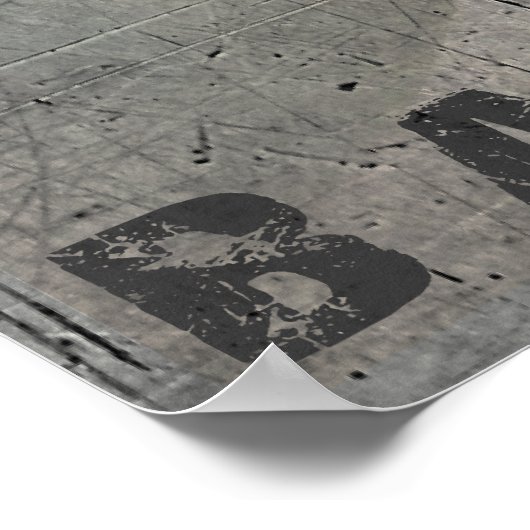 Poster met  László Moholy-Nagy Print (Hoek)