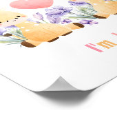 Poster met leuke baby-giraf | Ik ben dapper - Ik w (Hoek)