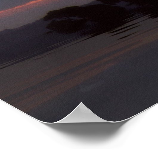 Poster met levende kunstskyscapes (Hoek)