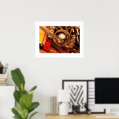Poster met loopspeldenbal (Thuiskantoor)