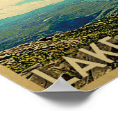 Poster met meerlagenreiskunst (Hoek)