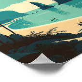 Poster met minimalistisch ventilatorreizen per spo (Hoek)