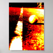 Poster met omlijmde tennis (Voorkant)