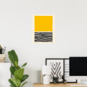 Poster met optische illusie (Thuiskantoor)