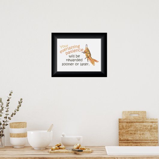 Poster met patiëntenbeloning Afdrukken (Keuken)