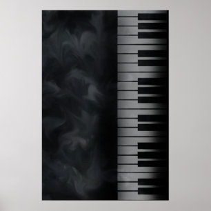 poster met pianoketoetsenbord