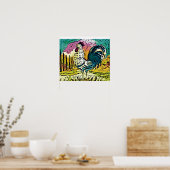 Poster met plateaus (Keuken)