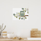 Poster met poolboomkor (Keuken)