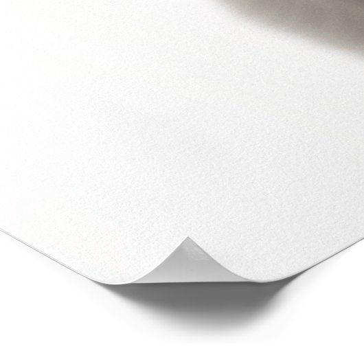 Poster met portret van een schattige Franse Spanie (Hoek)