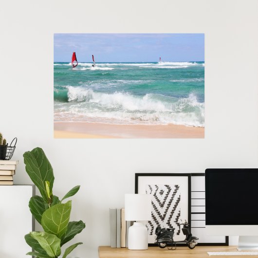 Poster met ruithoofden (Thuiskantoor)