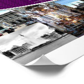 Poster met scènes uit Wenen (Hoek)