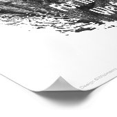 Poster met schuin hart (Hoek)