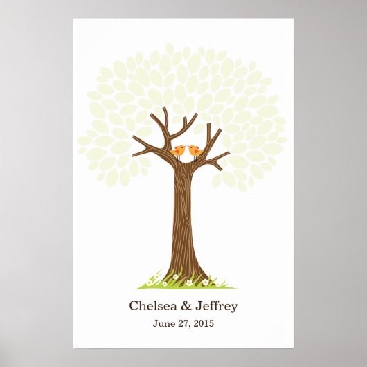 Poster met tekenstructuur (zoet) (Voorkant)