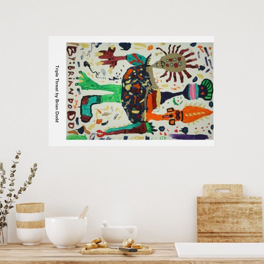 Poster met Triple Threat (Keuken)