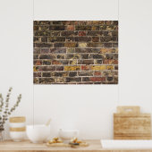 Poster met twee gele straten (Keuken)