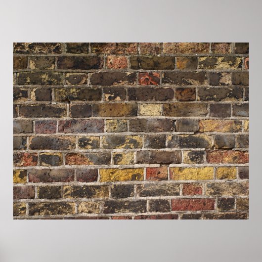 Poster met twee gele straten (Voorkant)