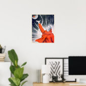 Poster met  USSR Propaganda Print (Thuiskantoor)