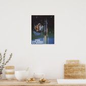 Poster met  USSR-ruimteprogramma Propaganda (Keuken)