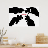 Poster met verbindingen (Keuken)