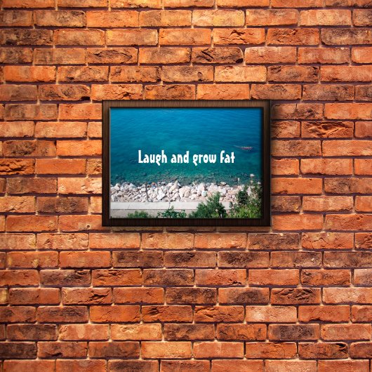 Poster met vetproverb.