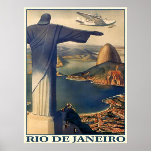 Poster met Vintage Rio de Janeiro