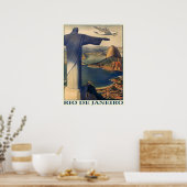 Poster met Vintage Rio de Janeiro (Keuken)