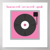 poster met vinylesogen (Voorkant)