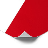 Poster met vlag van Florida, VS (Hoek)