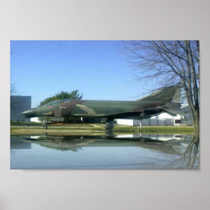 Poster met vuursteentje (F4-fantoom)