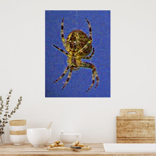 Poster met Wielspin (Keuken)