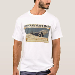 Poster met winnende Automobiles Richard-Brasier T-shirt