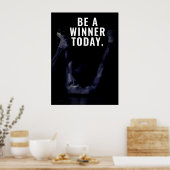 Poster met winnende dagelijkse motivatie (Keuken)