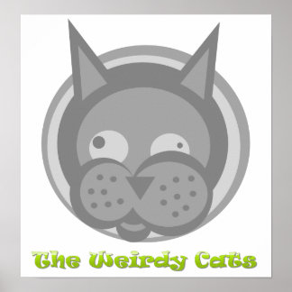 Poster met zachte katten